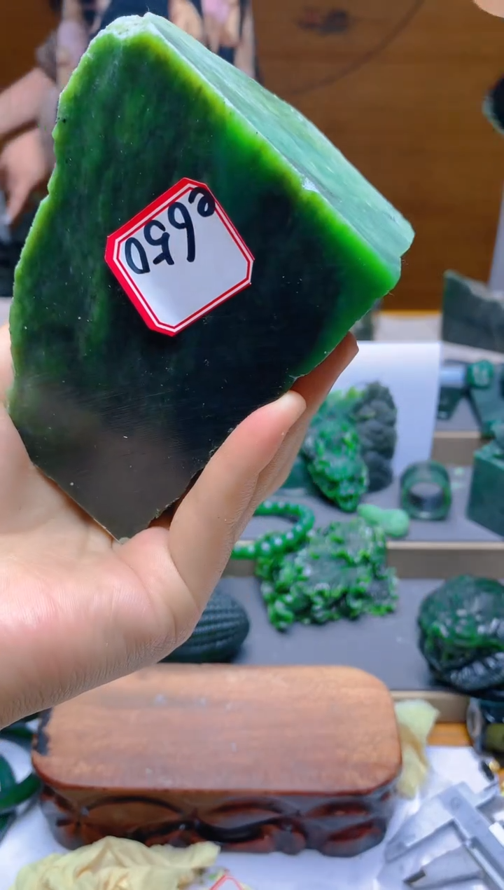 【闪购商品】和田玉（碧玉）珠宝半成品未镶嵌1