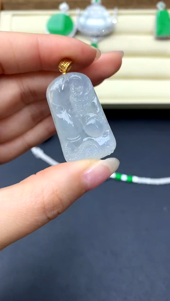 【闪购商品】翡翠颈饰18K金镶嵌173-中国好珍宝