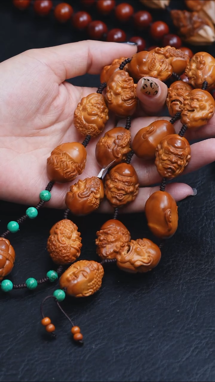 吊坠橄榄核2.0写实十八罗汉