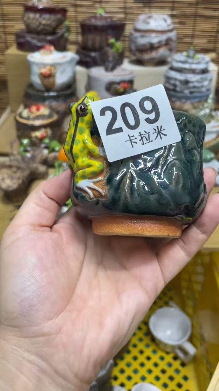 幽*209精美粗陶手工柴烧