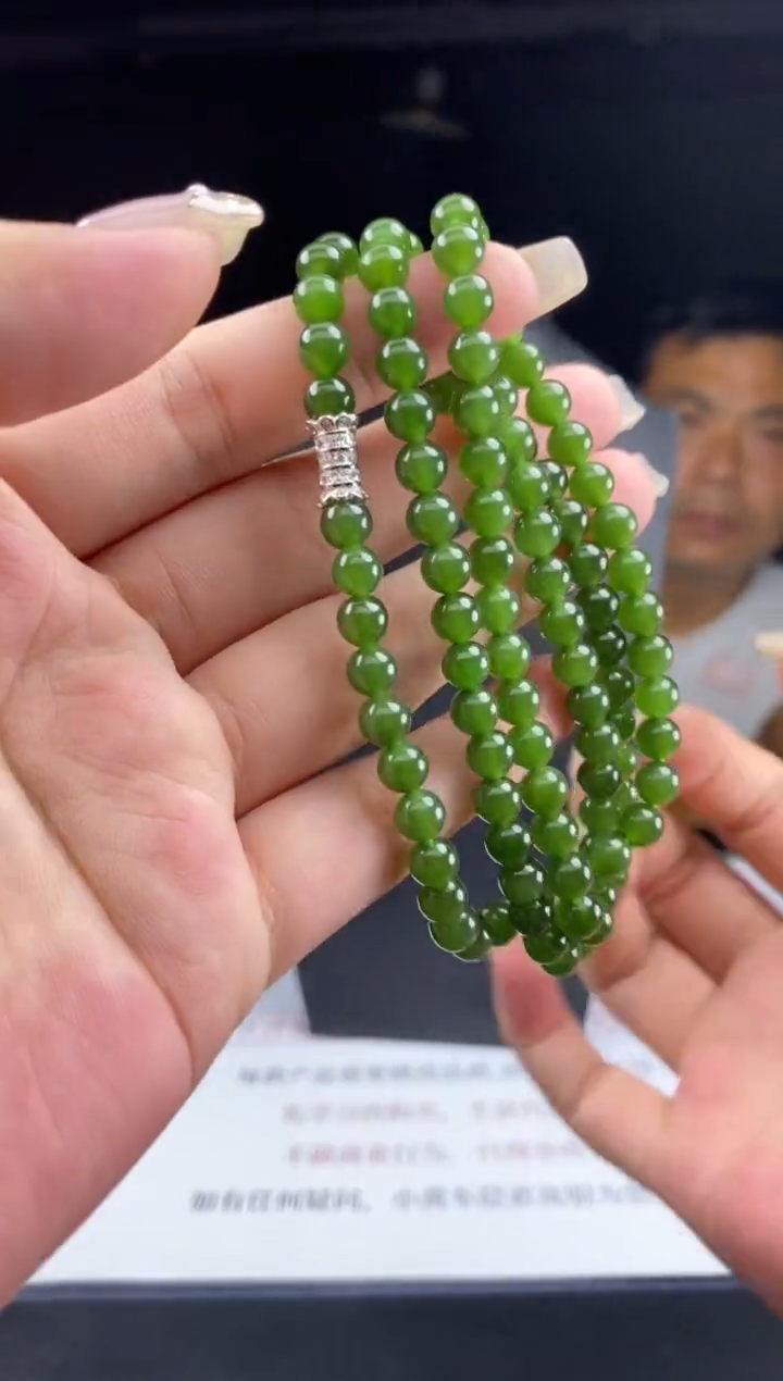 和田玉银S925镶嵌项链多样性-项链-X3266