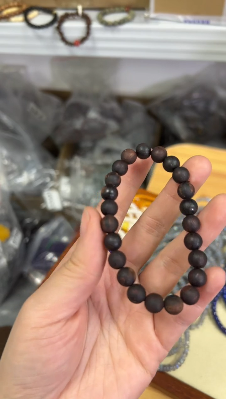 【闪购商品】降真香手串/手链红油降真香素圈手串8M[873]