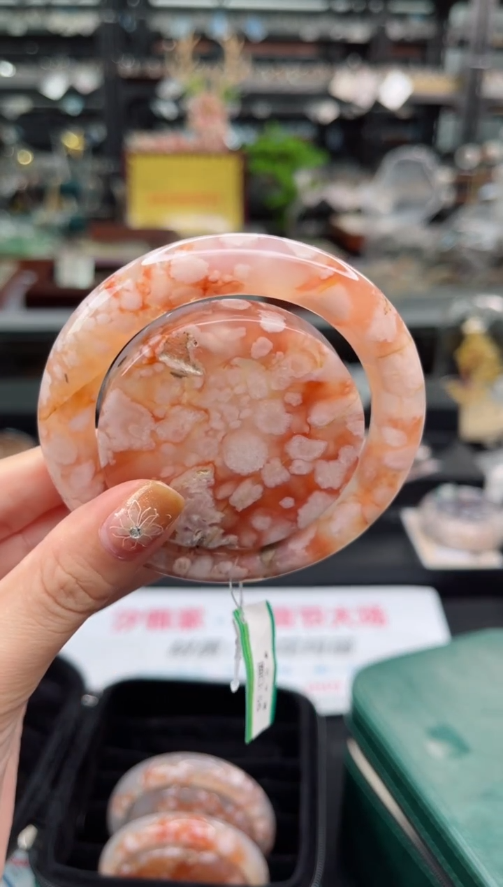 【闪购商品】石英质玉手镯未镶嵌56圈口（赠品镯心）S907699