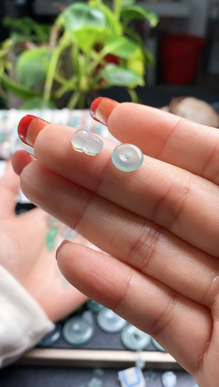 【闪购商品】翡翠散珠貔貅+平安扣