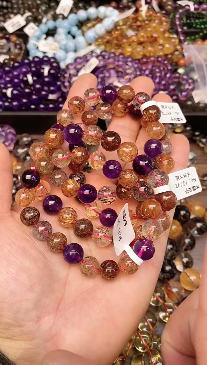 【闪购商品】水晶手链未镶嵌06 满矿超七10mm 多样性发其一