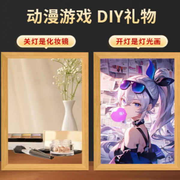 （现场拆）DIY灯光画盲盒代拆装饰UV画可定制拆卡拆画