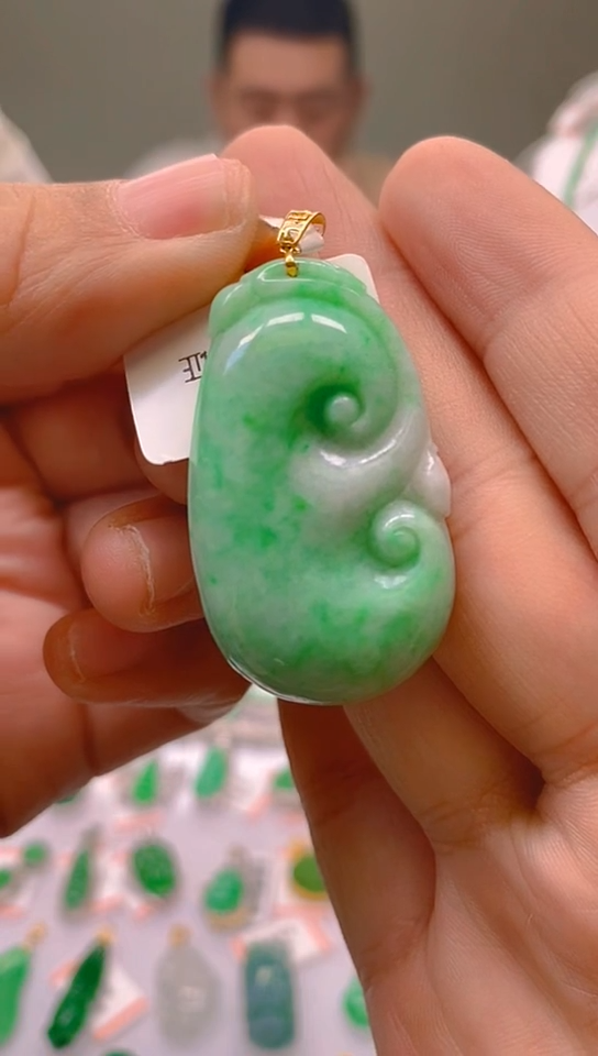 【闪购商品】翡翠颈饰18K金镶嵌新号开播，全场乱卖