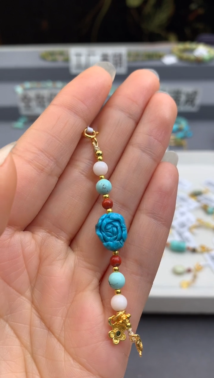 未镶嵌绿松石半链陈****长茜.G185