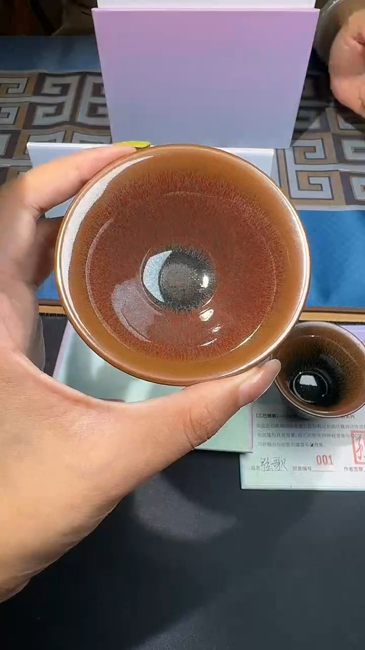 茶盏孙莉-绣面芙蓉(配一只孙莉作品)2