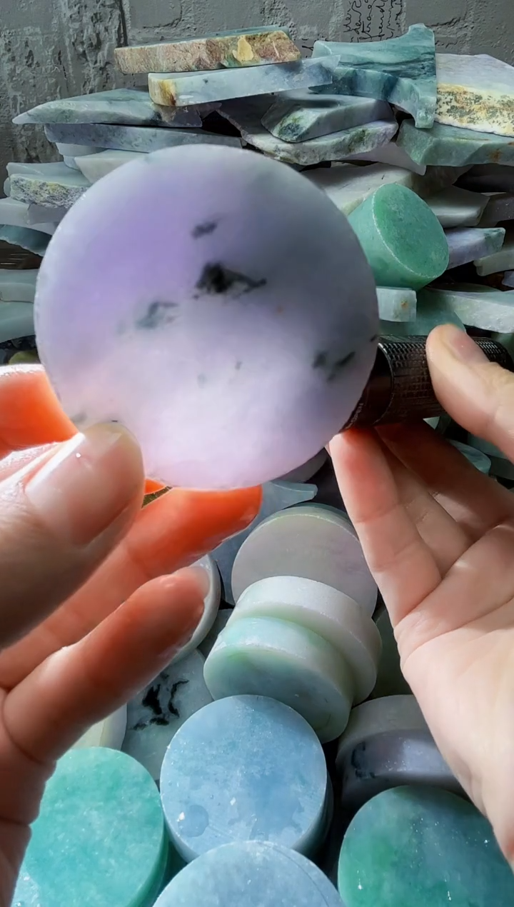 裸石翡翠天然翡翠A货古 南 013