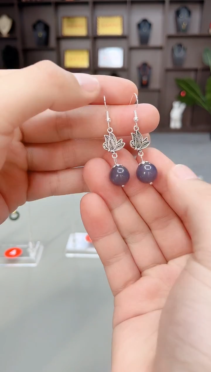 未镶嵌耳饰玛瑙/玉髓231000