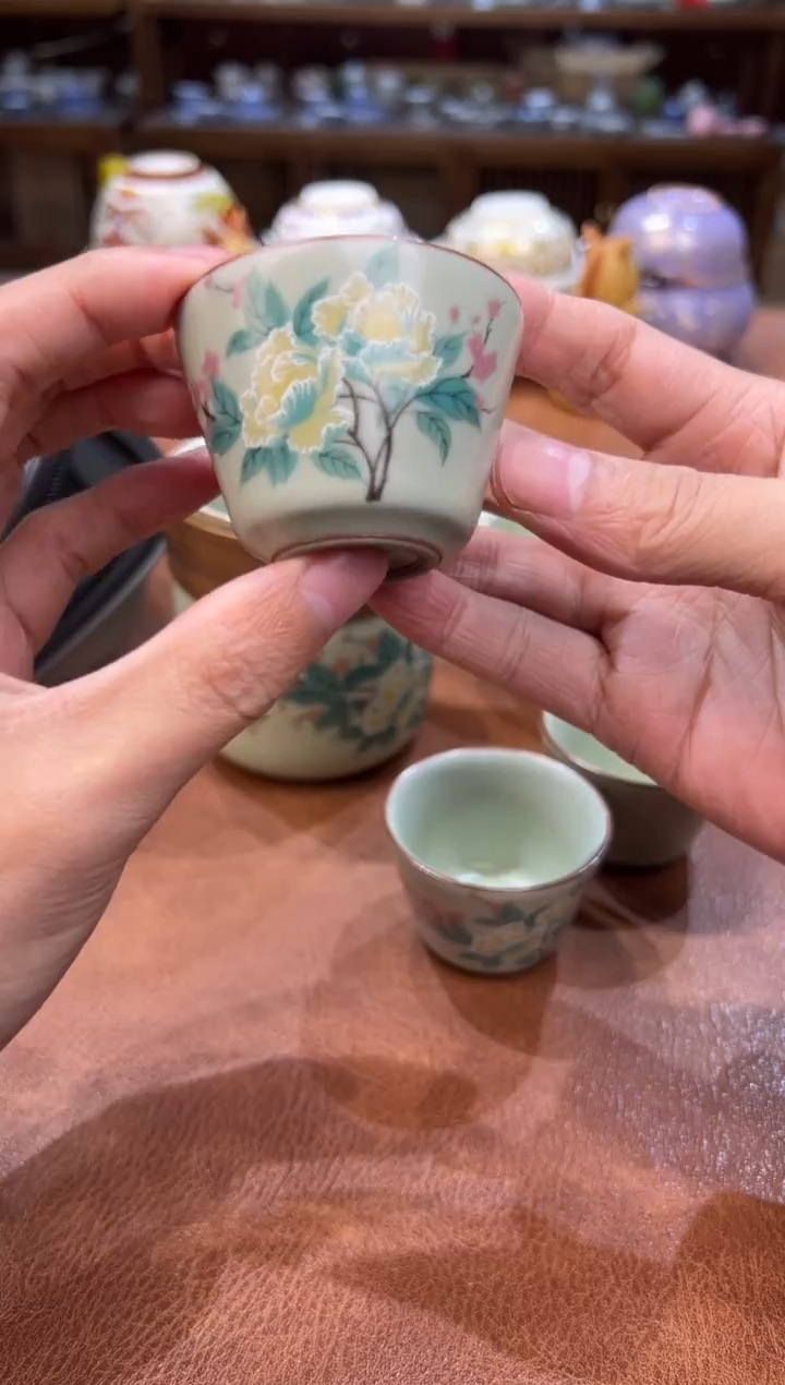 真的很便宜会开片的旅行茶具