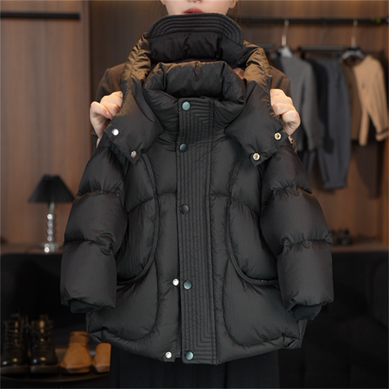 【森叔专属】2025冬季常规款时尚百搭韩系儿童加厚白鸭绒羽绒服