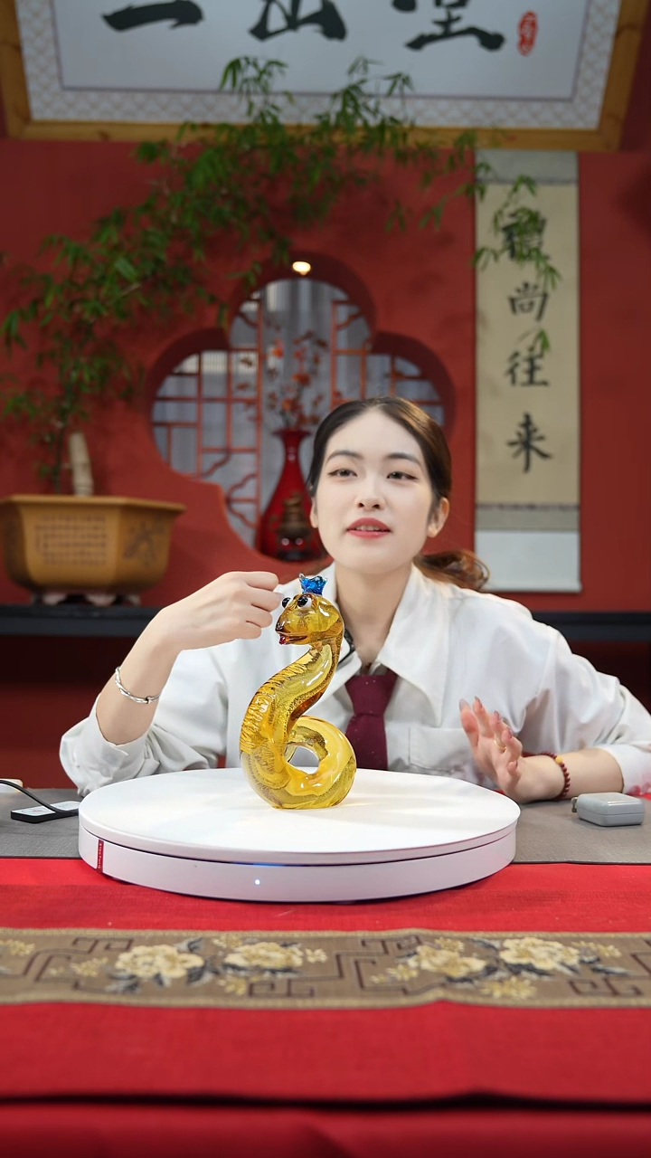 【闪购商品】琉璃手工艺品金蛇