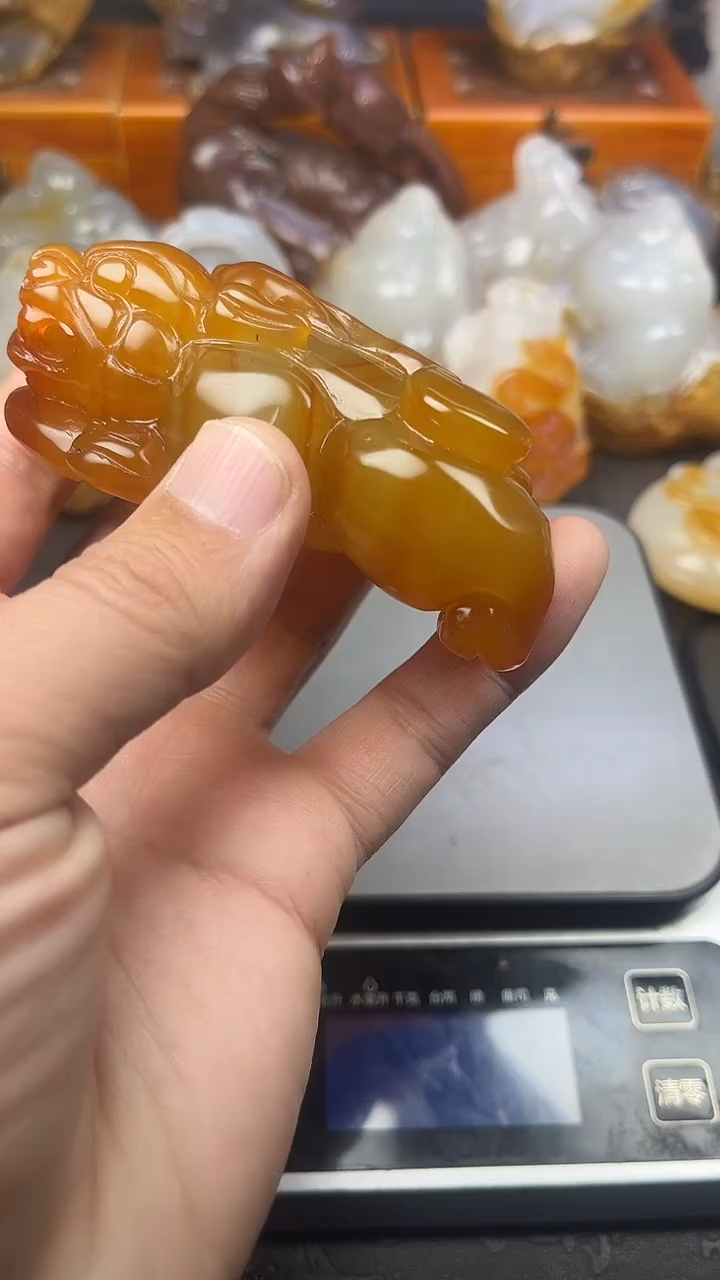 【闪购商品】玛瑙/玉髓手把未镶嵌1