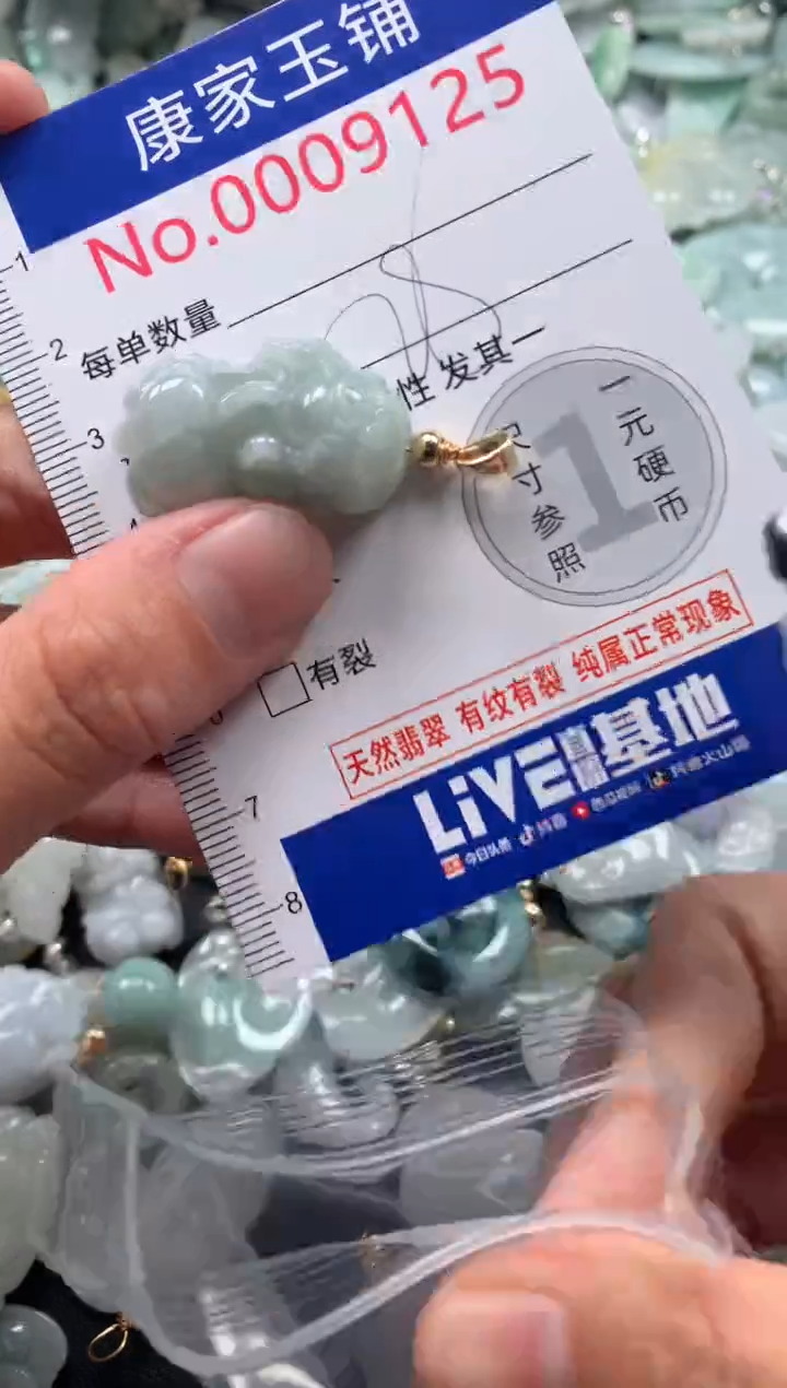 颈饰未镶嵌翡翠9125