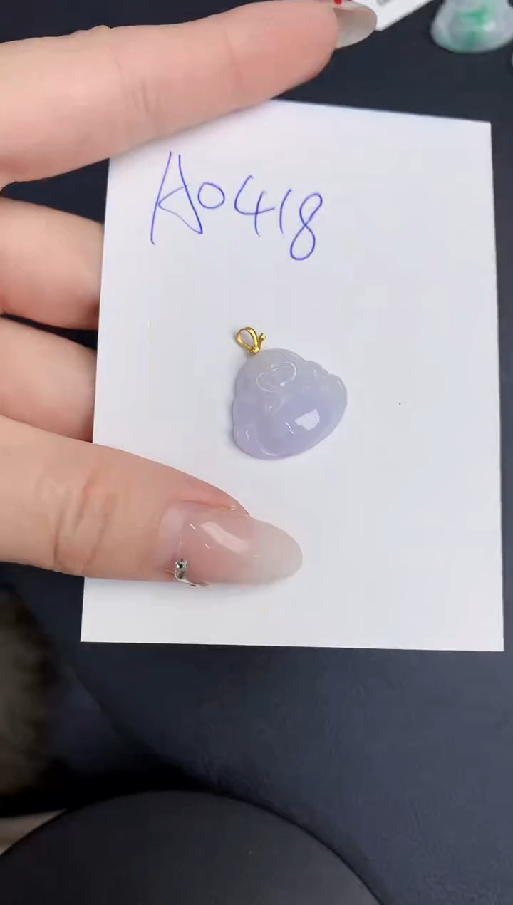 【闪购商品】翡翠颈饰18K金镶嵌0000000000