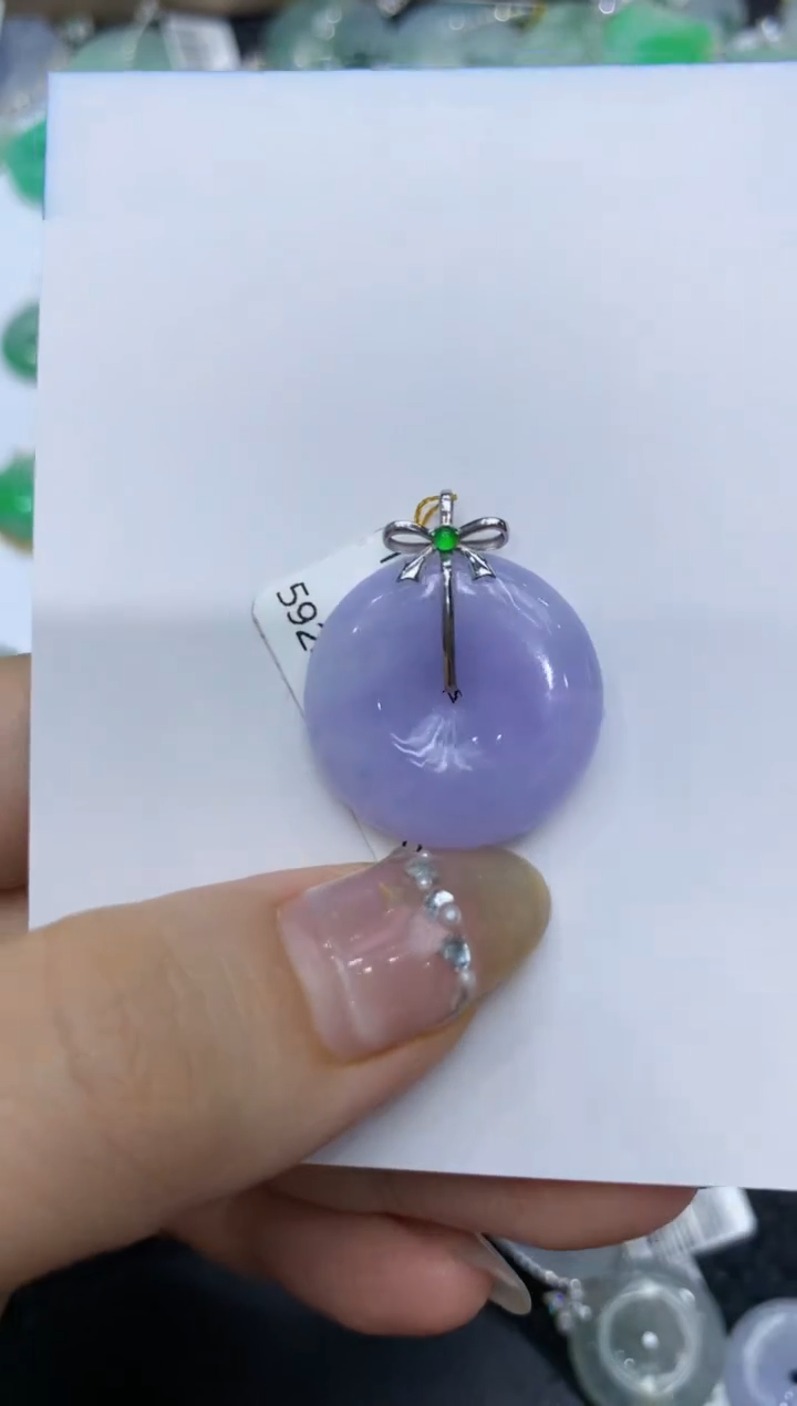 【闪购商品】翡翠颈饰18K金镶嵌222222222