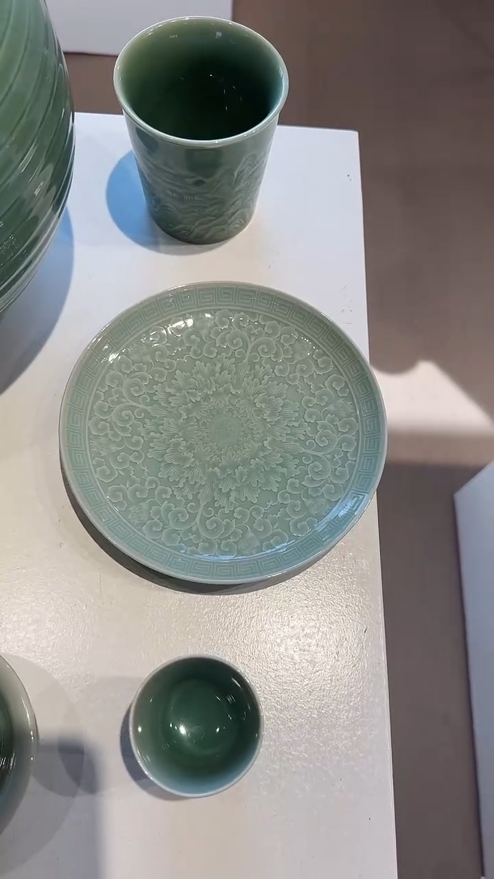 青瓷手工茶器包邮