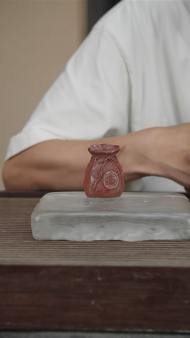 茶壶紫砂福利款，盖置