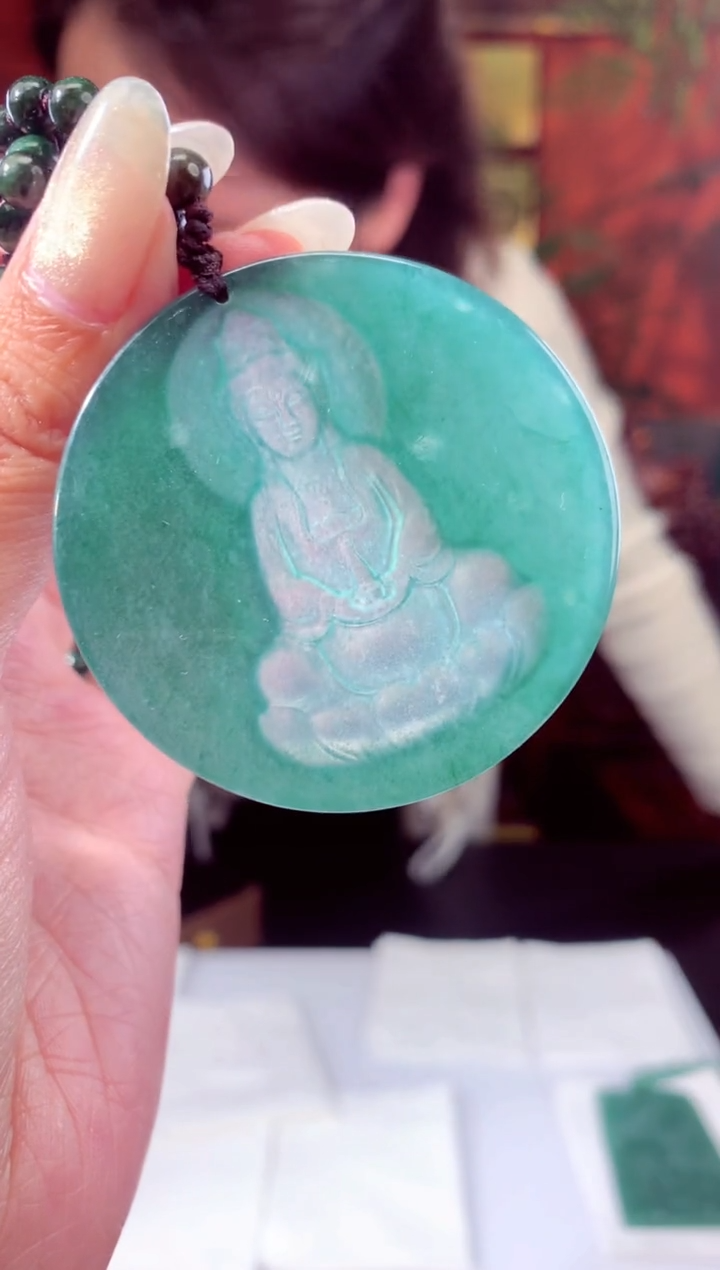 【闪购商品】定制翡翠未镶嵌挂件发货（拍一发一）