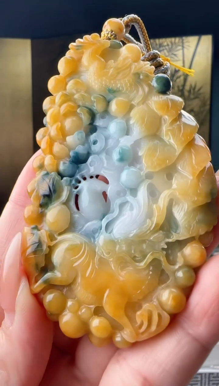 【闪购商品】翡翠吊坠(不含链)未镶嵌YJ@@960Q3J14795
