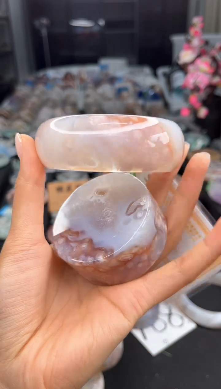 石英质玉手镯未镶嵌63圈口（赠送镯心）6650768