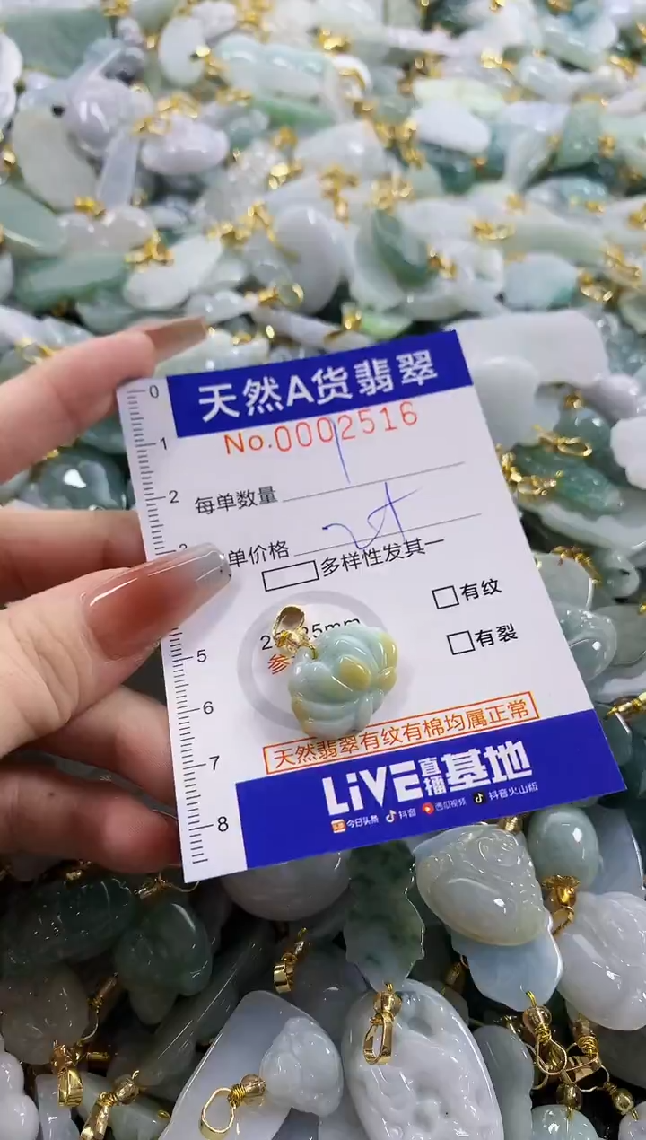 颈饰未镶嵌翡翠天然A货翡翠