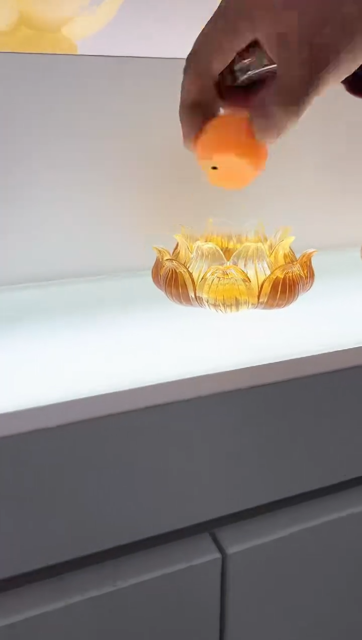 【闪购商品】泥塑古法琉璃烛台摆件