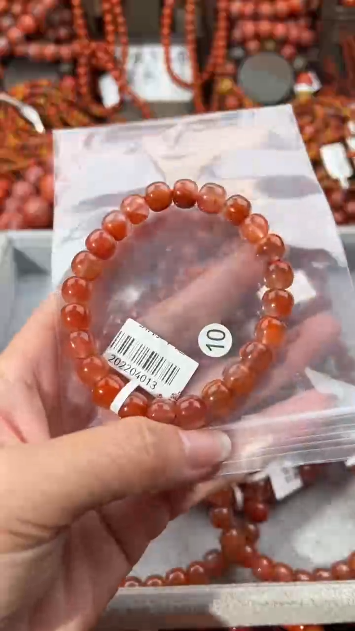 南红玛瑙未镶嵌手串1