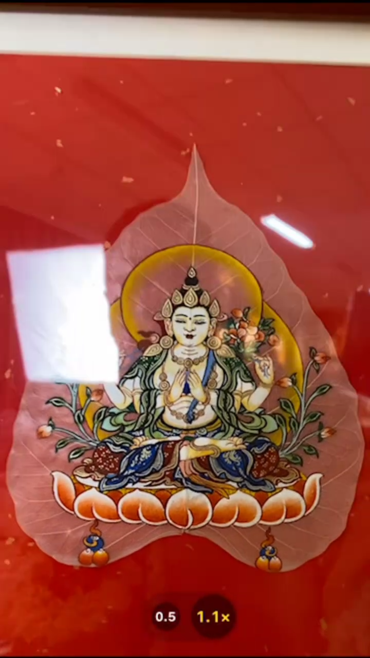 【闪购商品】装裱画四臂观-与实物略有不符介意者勿拍