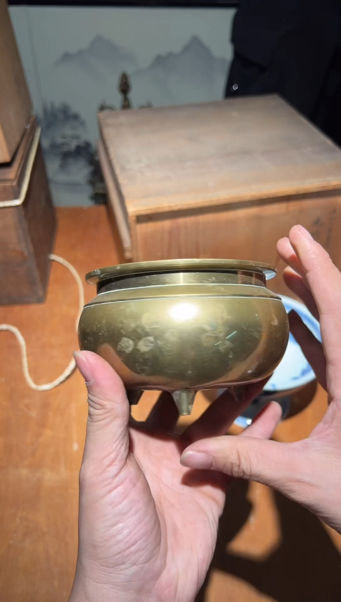 A1651铜制中古周边/