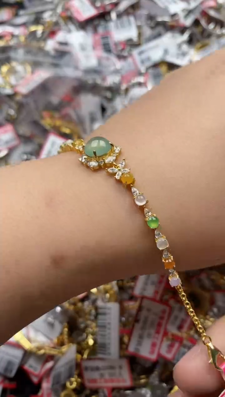 【闪购商品】翡翠戒指银S925镶嵌66666---5