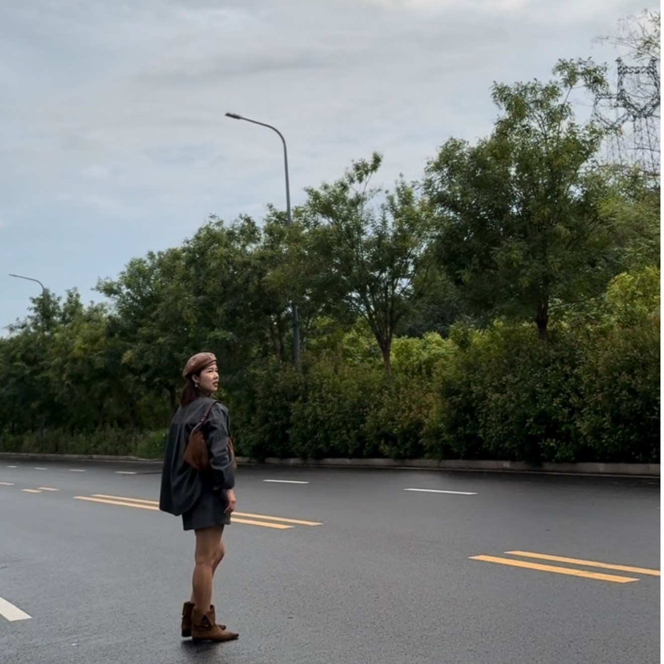重工水洗显瘦套装