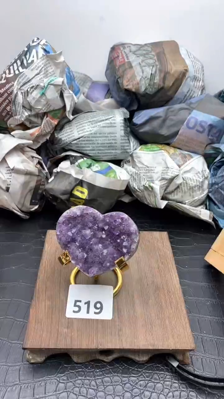 【闪购商品】紫晶1未镶嵌519号爱心