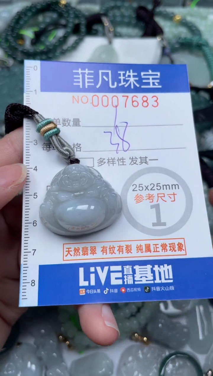 【闪购商品】翡翠颈饰未镶嵌00..7683