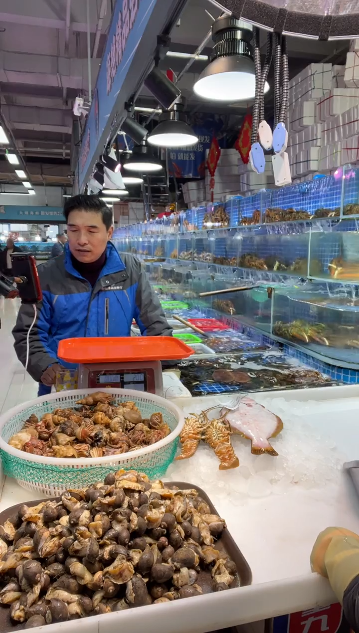 中国大陆山***材3斤嘎巴虾