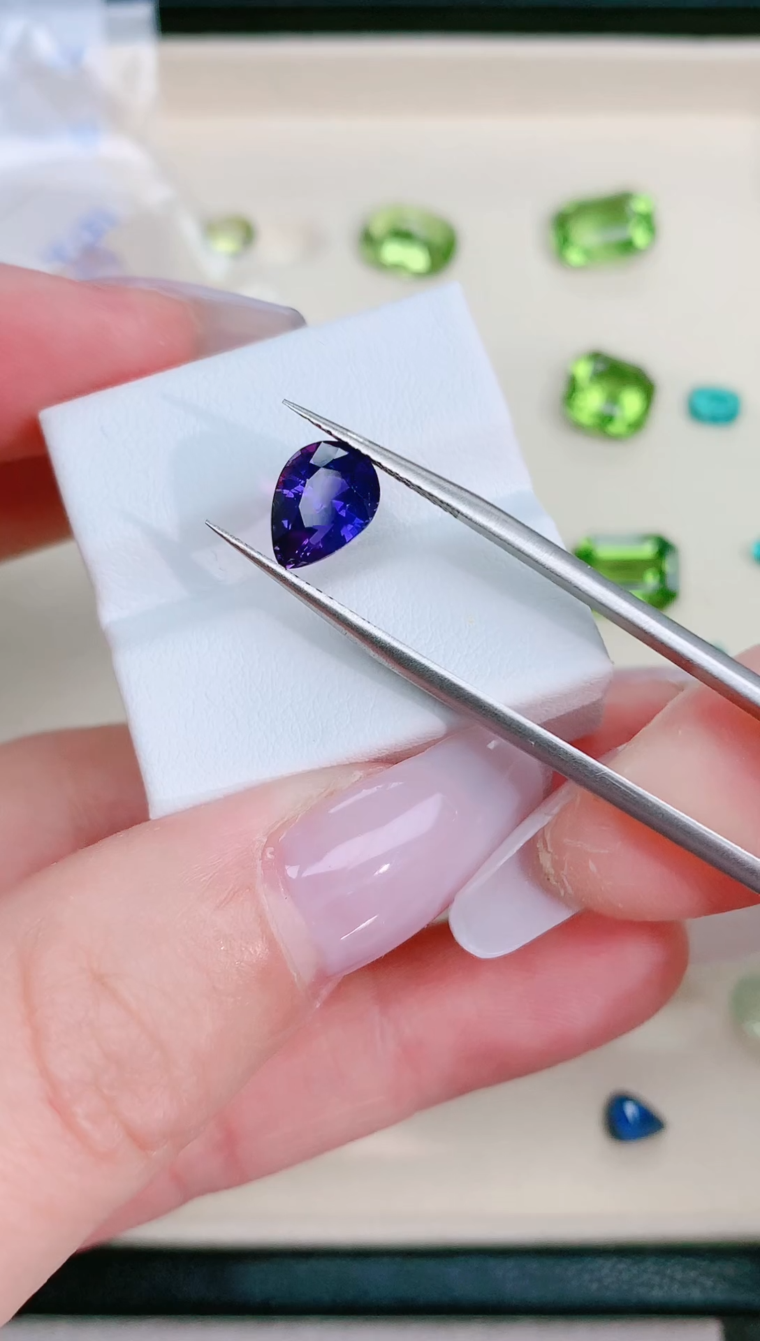 裸石蓝宝石天然紫蓝宝石2.26ct