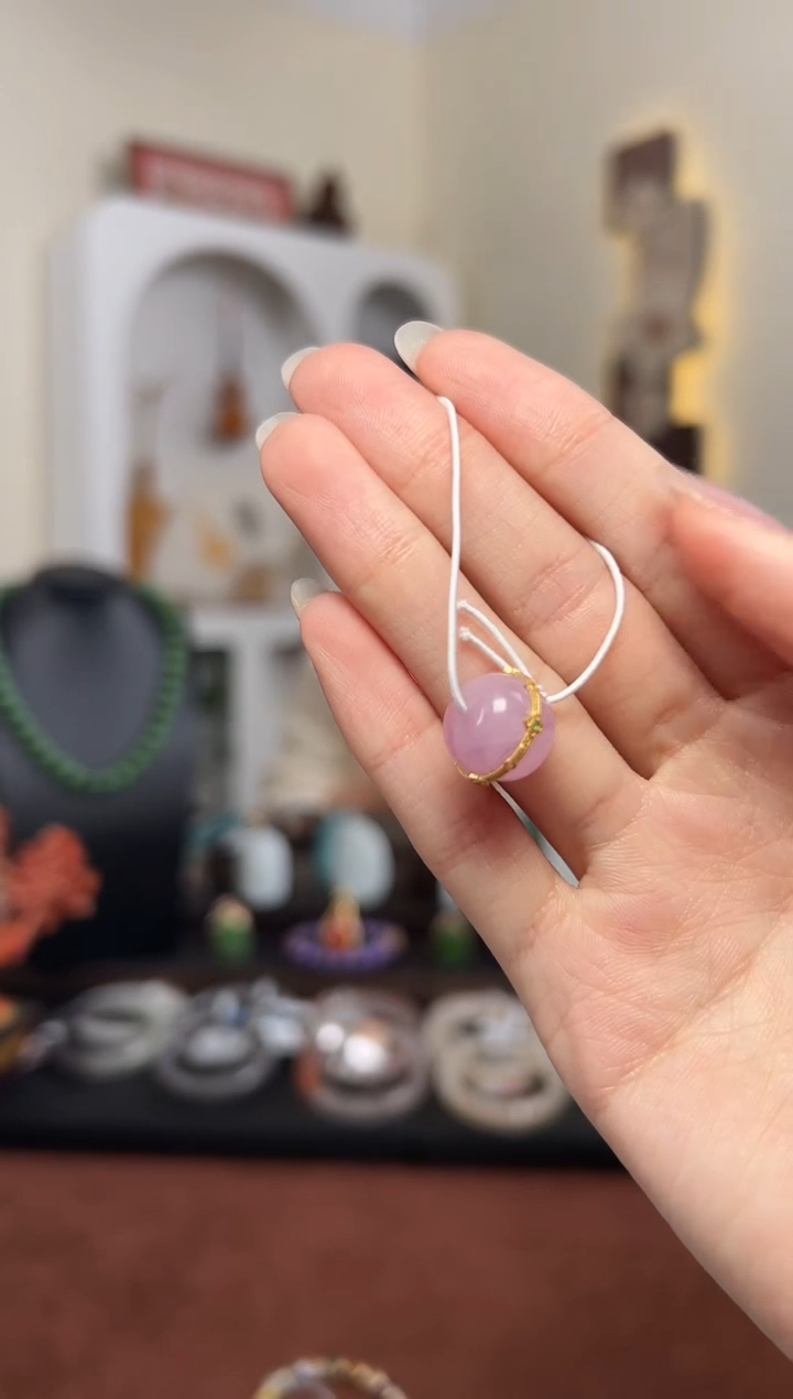 【闪购商品】锂辉石颈饰银S925镶嵌6012 