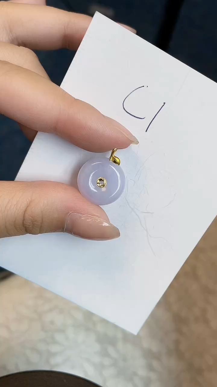 【闪购商品】翡翠颈饰18K金镶嵌0000000000