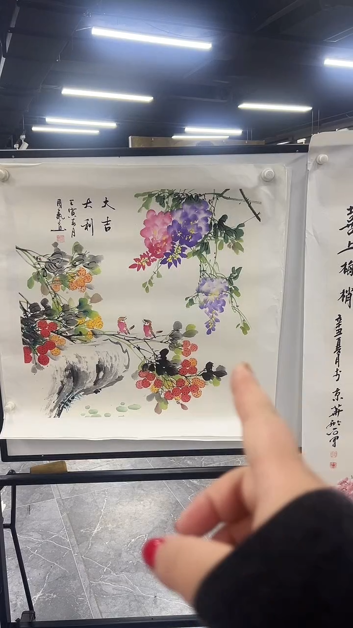 国画写意花鸟作品