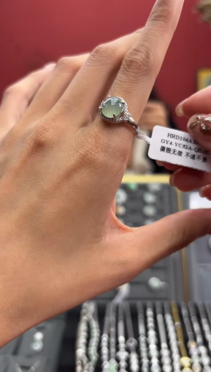 【闪购商品】翡翠戒指银S925镶嵌479633/戒指