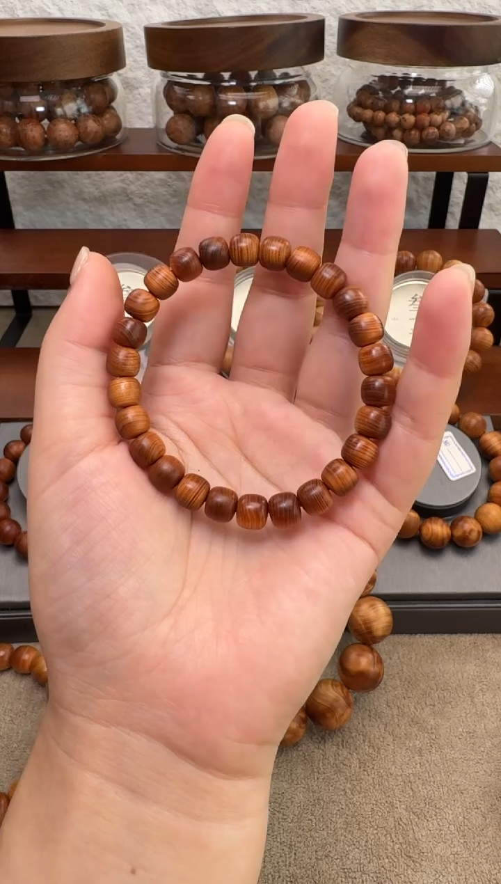 柏木（崖柏）手串/手链叁素叁山精品老型黑油0.8手串