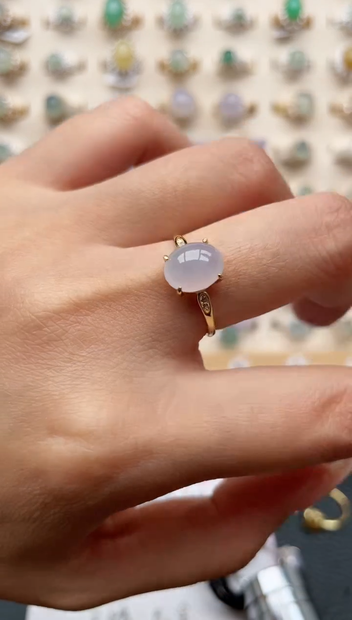 【闪购商品】翡翠银S925镶嵌戒指1111