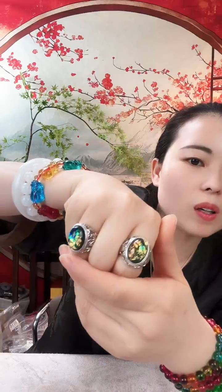 喆聖推荐斑彩戒指