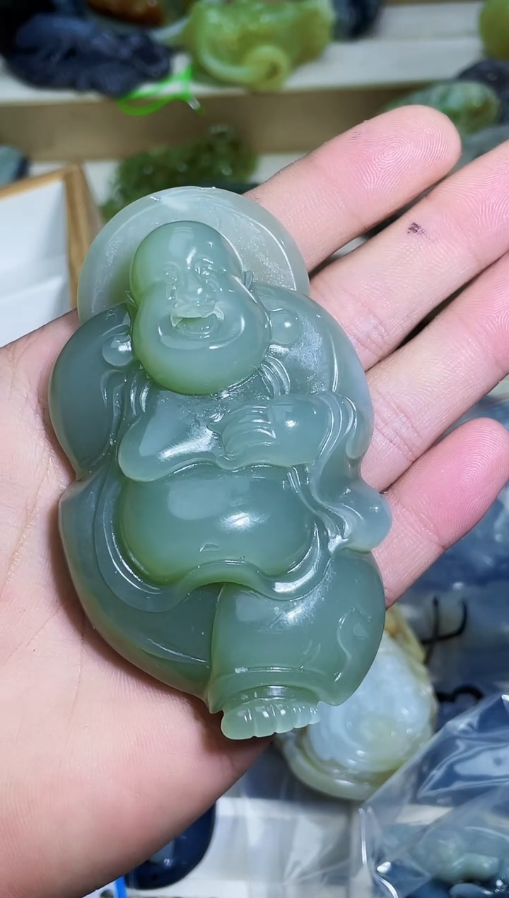 颈饰未镶嵌和田玉巧*1