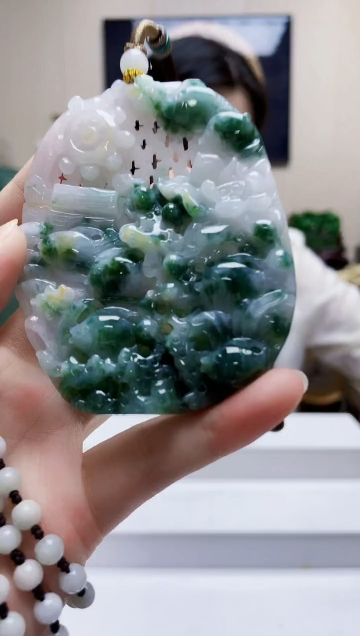 未镶嵌定制翡翠吊坠225