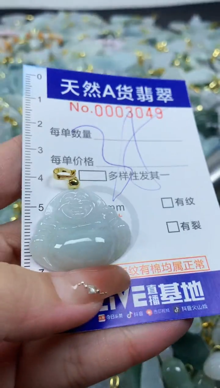 颈饰未镶嵌翡翠天然A货翡翠