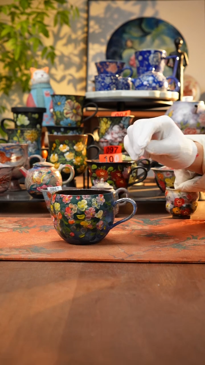 瓷片景德镇手工手绘127