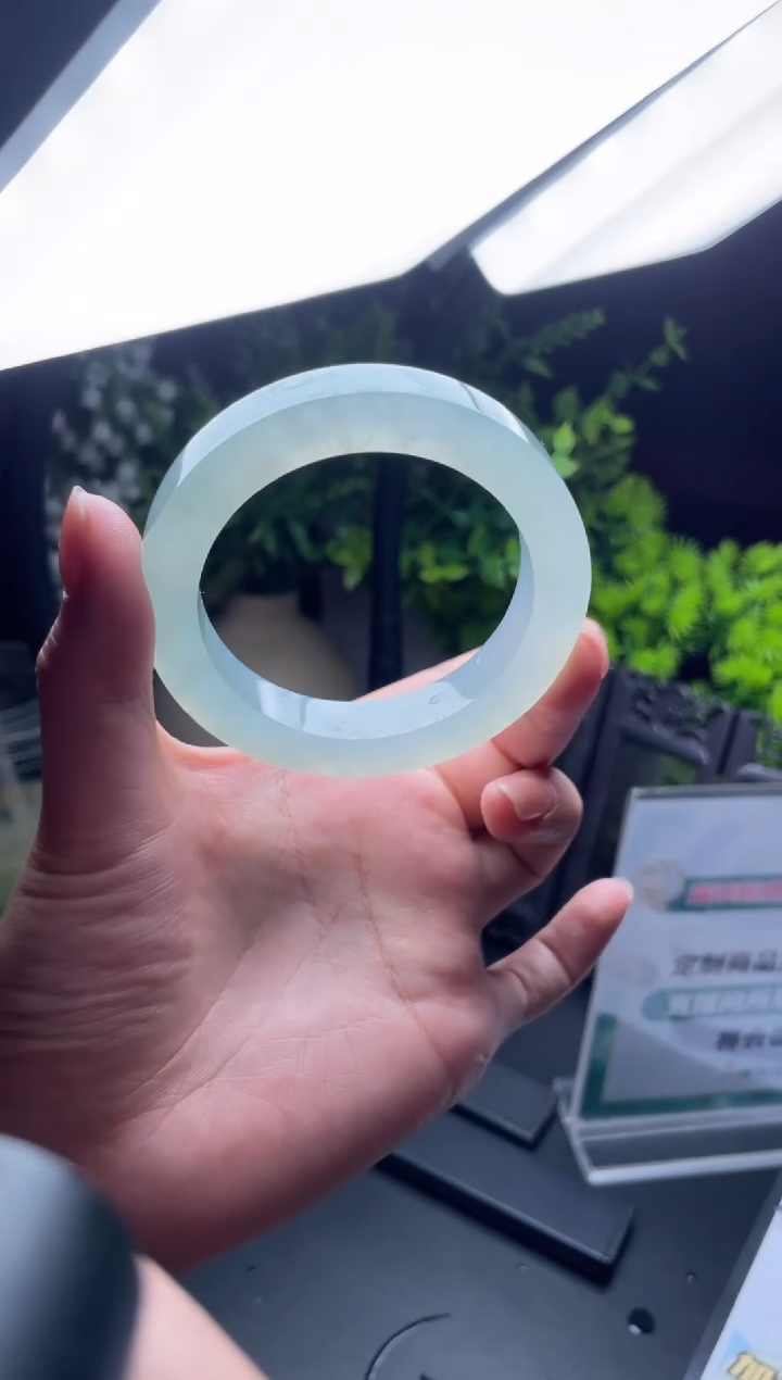 【闪购商品】定制翡翠手镯未镶嵌定制手镯LBFC5/DZS